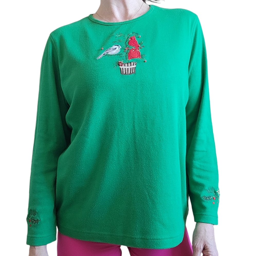 🌺3 For $10 Paradise Bay Cardinals Christmas Tee